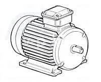 Электродвигатель компрессора ABAC 9076397