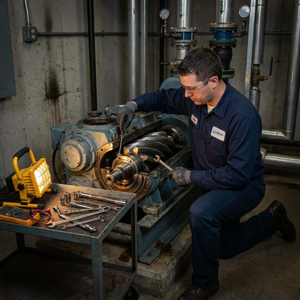 Техническое обслуживание компрессорного оборудования